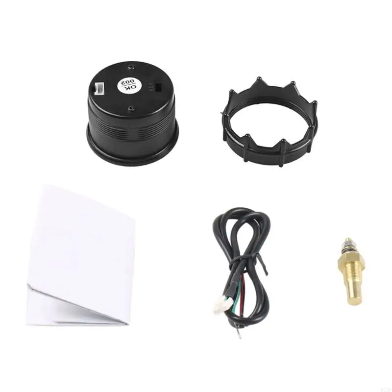 M76E 2 Zoll Digitalanzeige Wassertemperatursensor Messgerät für 12V 24V Gleichstrom – Detail 9