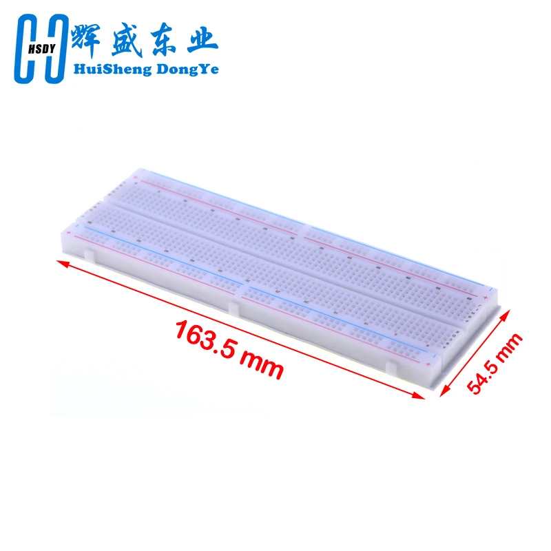 MB-102 Prototype Breadboard 830 Points Solderless PCB Bread Board Jumper Wires Cable Board DIY Dupont Wire for Arduino Kit