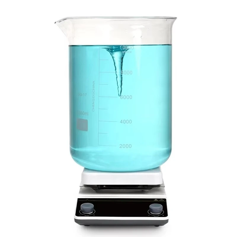 High Quality 2000rpm Speed Timing Setting Multi-program Control Laboratory square Hot Plate Magnetic Stirrer with Heating Plate