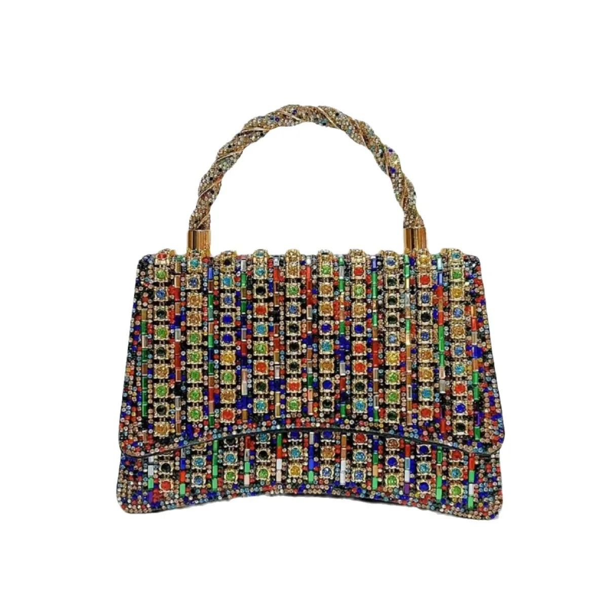 

Foreign Style Full Of Diamonds Hand Bag Versatile Small Fragrant Style Dinner High Sense Fashion Party Hand Bag Handtassen Dames