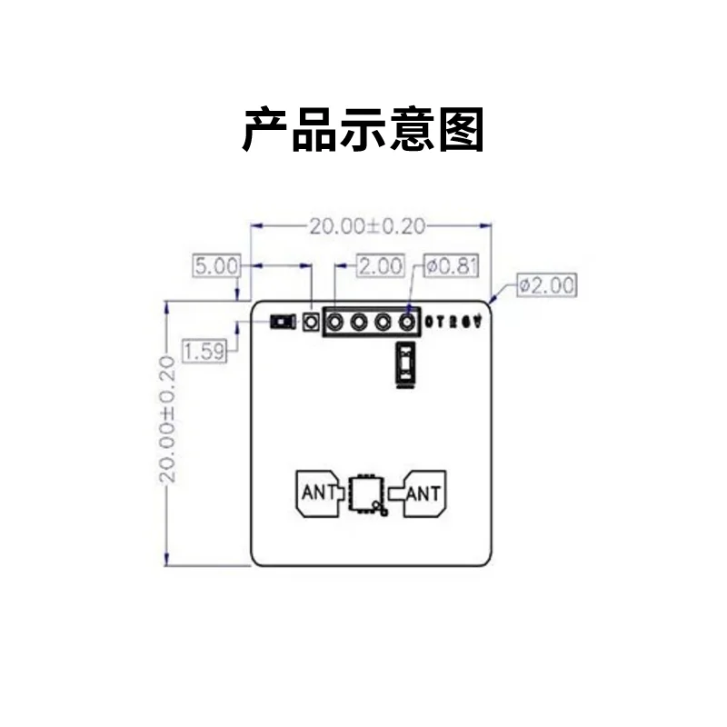 24G Human Presence Sensor Millimeter Wave Radar Human Presence Sensing Module Static Human Motion Detection