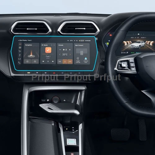 Imagen 1 del producto Protector de pantalla de TPU para MG ZS 2025, película protectora de pantalla de navegación GPS para Radio de infotación de coche de 12,3 pulgadas