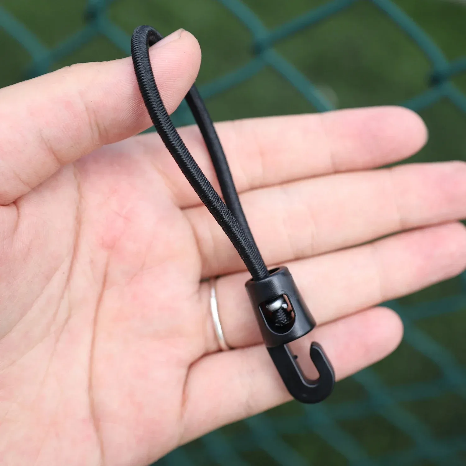 Cuerda elástica con ganchos, expansor de alta elasticidad con ganchos, tensor de goma con ganchos para lona de camping, 10/50/100 Uds.