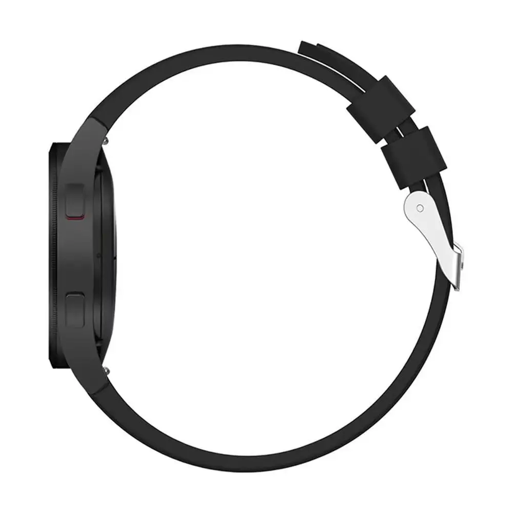 Correa de silicona para Samsung Galaxy watch 7, 6, 5, 44mm, 40mm, pulsera inteligente deportiva para Galaxy watch 6, 4 Classic, 43mm, 47mm, 46mm