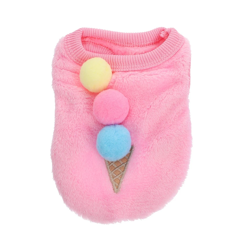 

Pet Dog Clothes Pet Accessory Coral Fleece Vest Breathable Lightweight Fashion Accessory Winter Kitten Dog Sweater