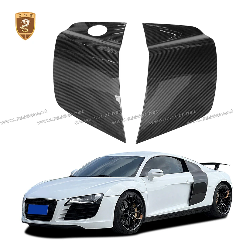 

Накладка на воздухозаборник задней двери в стиле OEM для Audi R8 V8, из сухого карбона, внешний аксессуар