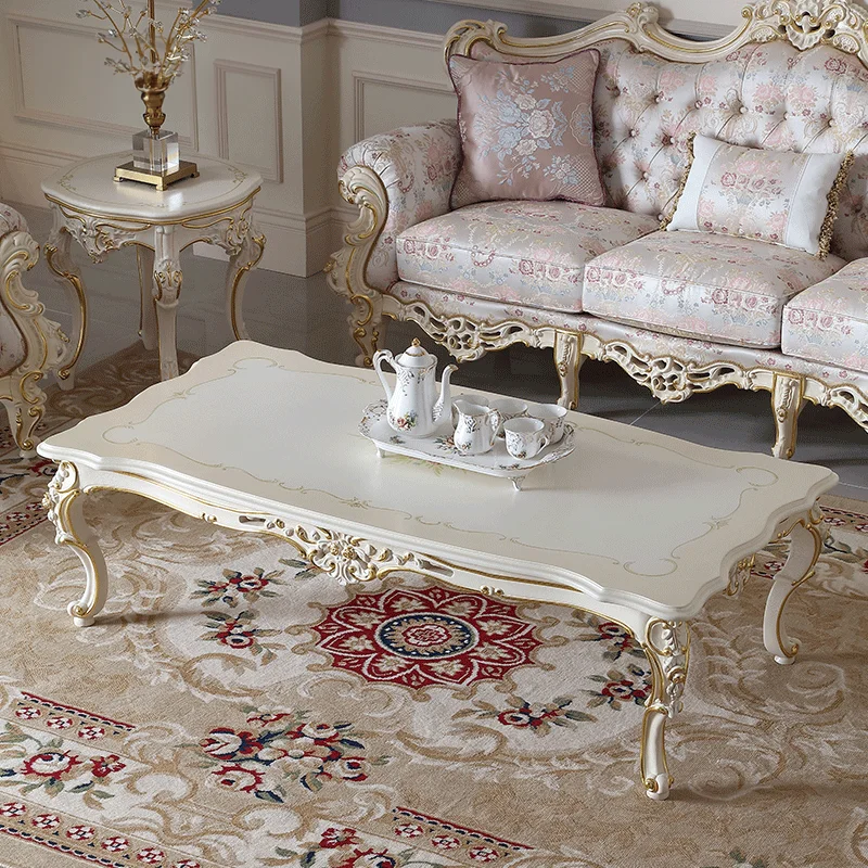 ！@Luxury Living Room Furniture Side Table Coffee Table Set for Living Room Table