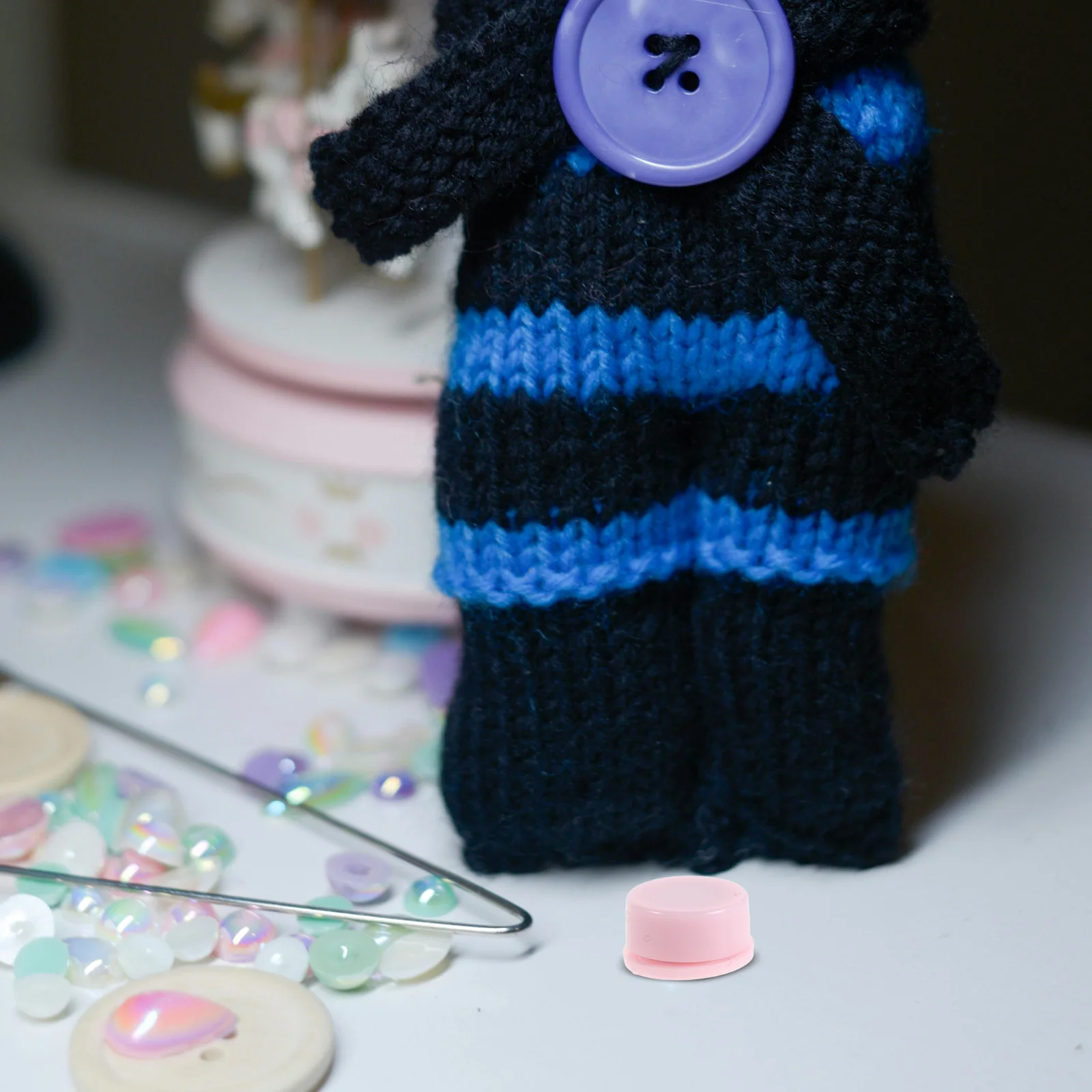 50 قطعة تحمل طاحونة استبدال محامل دقيقة مصغرة DIY بها بنفسك الحرفية قاعدة دوارة الغزل الملحقات اليدوية #4