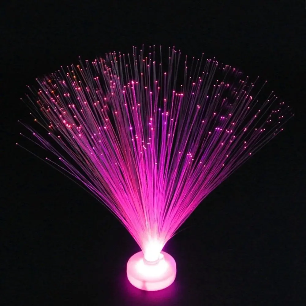 Creative Multicolor LED Fiber Optic Light Starry Sky Color-Changing Candle Lamp Atmosphere Lamps Home Decor