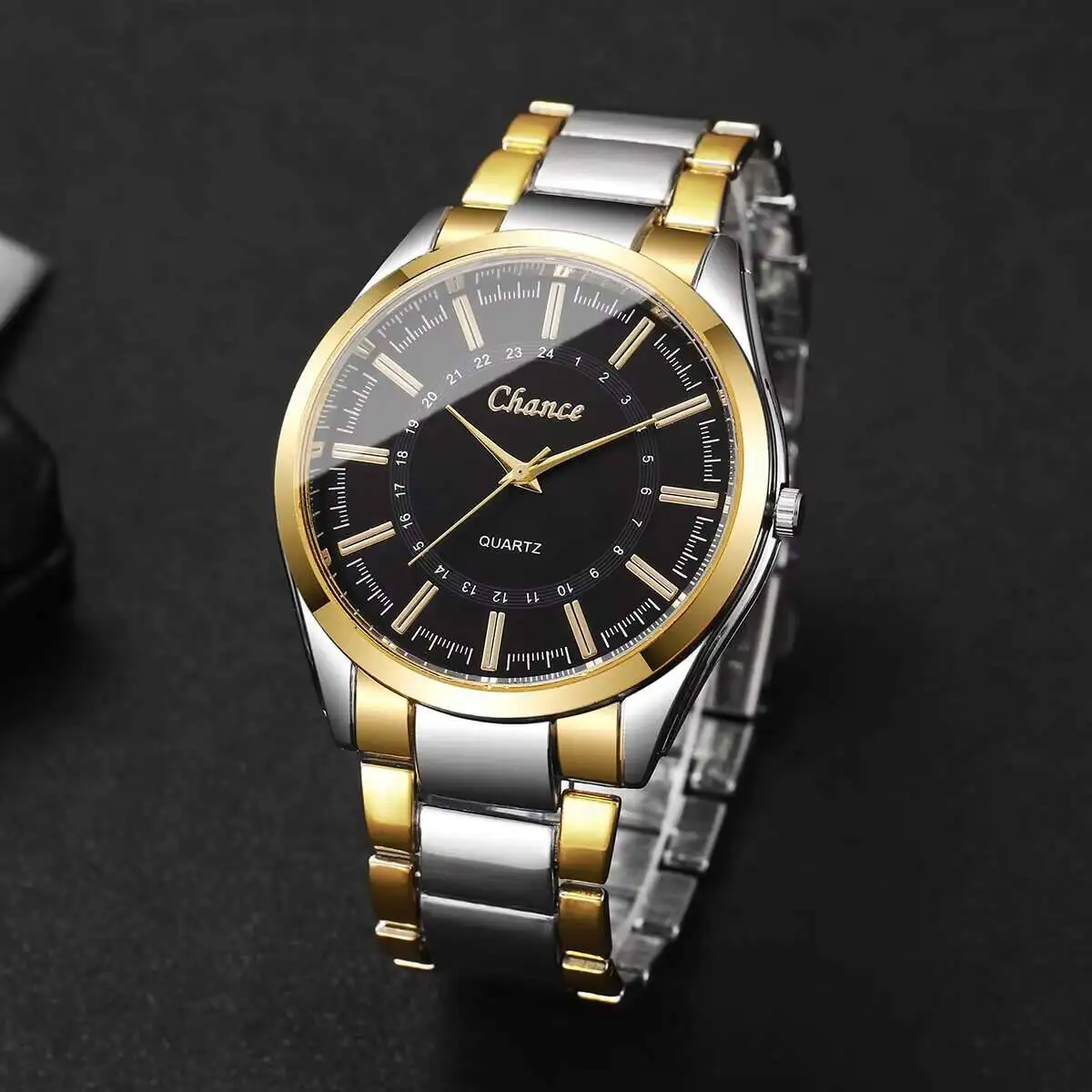 Reloj de cuarzo de lujo para Hombre, relojes de negocios con esfera Simple para Hombre, Reloj para Hombre (sin caja)