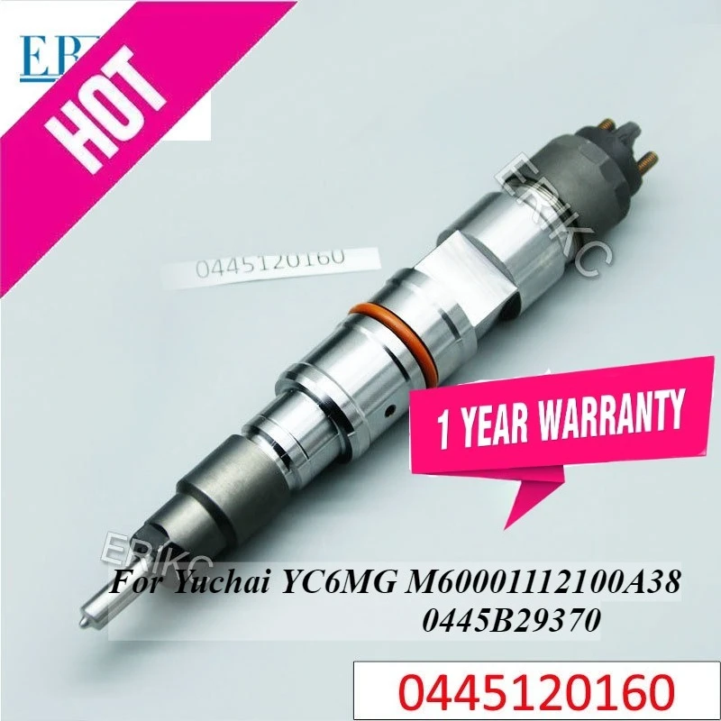 0445120160 Auto Spare Part Injector 0445B29006 Engine Sprayer 0445 120 160 For Yucha0445B29370 M60001112100A38
