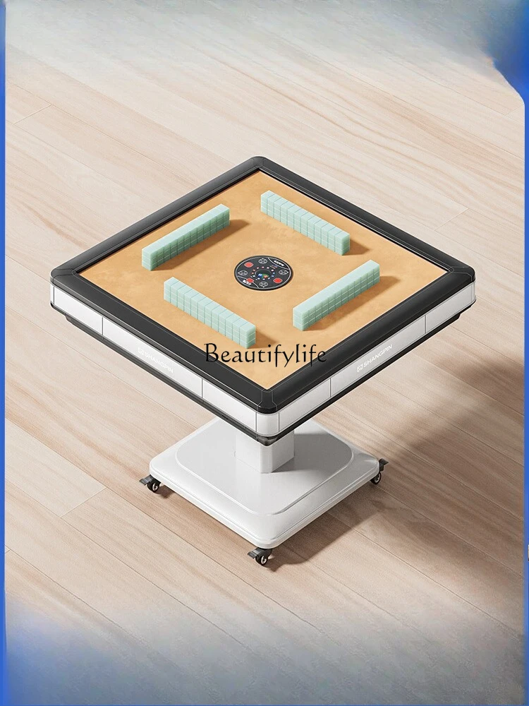 

Bass mahjong machine Automatic dining table Dual-purpose heating Modern folding mahjong table Household