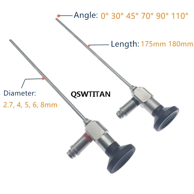 Imagem -04 - Endoscópio hd Endoscópio Ent Rígido 30 70 90 110 Graus de Cirurgia Sinuscope Nasoscope Câmera Ferramenta