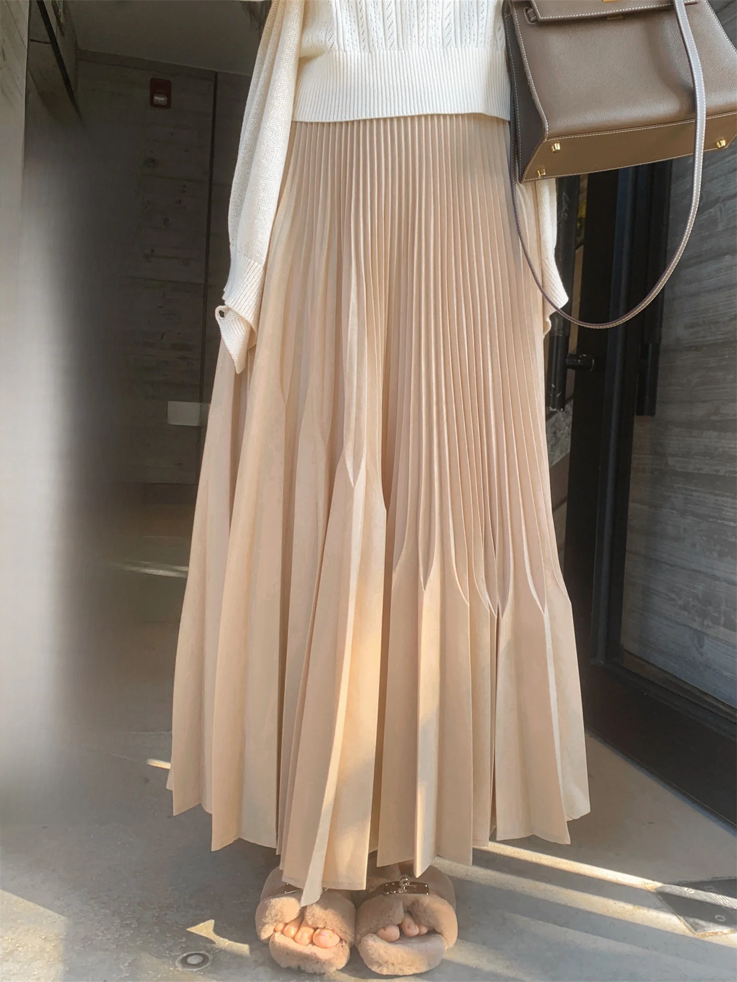

Wang's Holiday Style Unique Beautiful Full Skirt Half-length Women's Spring 2026 Absolutely Amazing Long Skirt Casual High Wa...