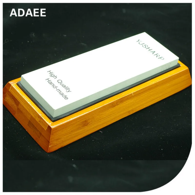 Adaee Best Sale Professioneller Messerschärfer, einseitig, Körnung 3000, mit Bambusbasis, Größe 7,1 x 2,4 x 0,6