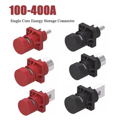 250A 400A Energy Storage Connector Through Wall Lithium Battery Terminal 200A Copper Internal/External Threaded Terminal Post