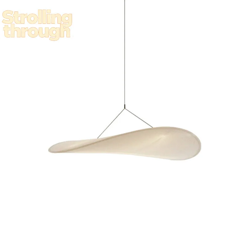 

Японский стиль ваби ветровая лампа дизайнер знаменитый ресторан парус шелковая лампа для чайной комнаты лодка картофельные чипсы люстра скандинавское искусство