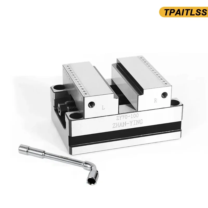 high Precision ZY60-80 Four Axis Five Axis Turntable Fixture Self Centering CNC Vise Concentric Flat Nose Pliers
