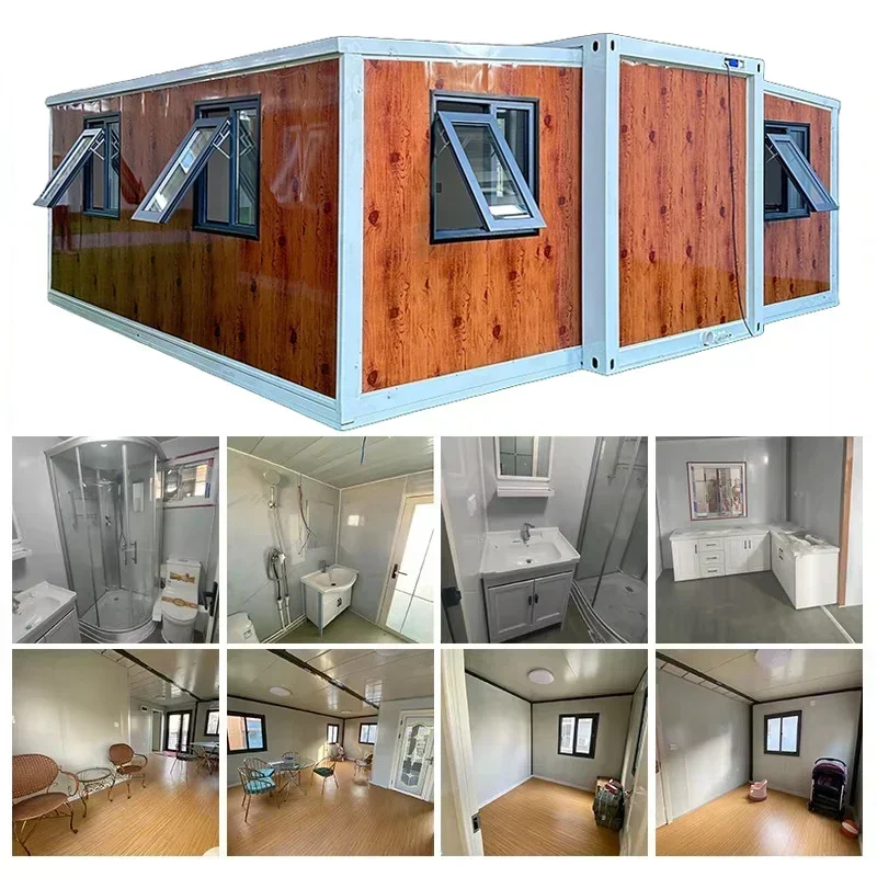 Australian Standard 20Ft Prefab Home House Luxury Modular House 2 Bedroom 1 Living Room Expandable Container Room Factory Price