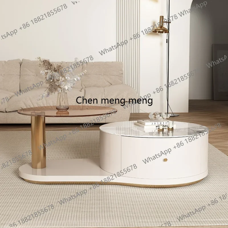 

Luxury Round Coffee Tables Classy European Style Designer Salon Coffee Tables Living Room Nordic Tavolino Salotto Furniture Home