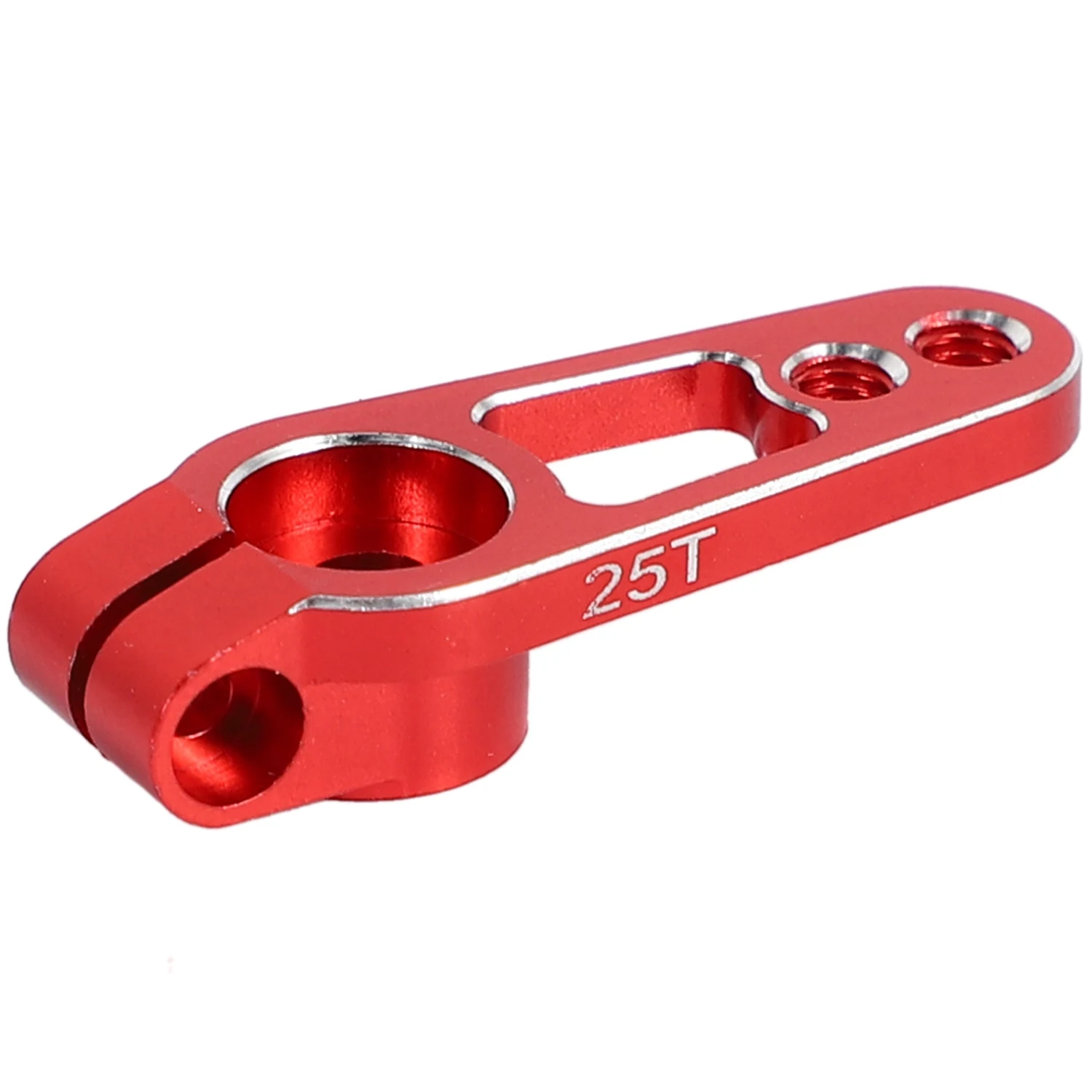 Klaxon de bras de servo de direction en alliage d'aluminium, 25T 31mm, pour voiture RC, pièces inoler, rouge, 1 pièce