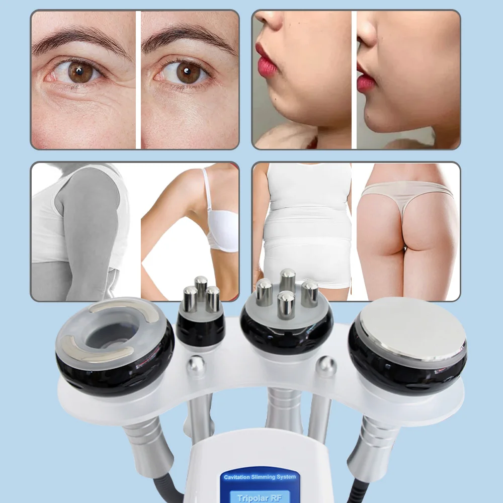 4 IN 1 Ultraschall 40K Kavitation Vakuum Maschine Körper Abnehmen Gesichtsmassagegerät Cellulite und Fett Gewichtsverlust Schönheit Haut straffen – Detail 1