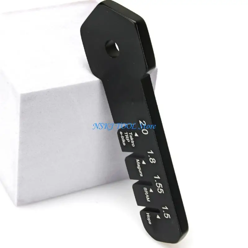 L8RC Heavy Duty Brake Disc Measurement Tool For Cycling Mechanics Wear Level Detection