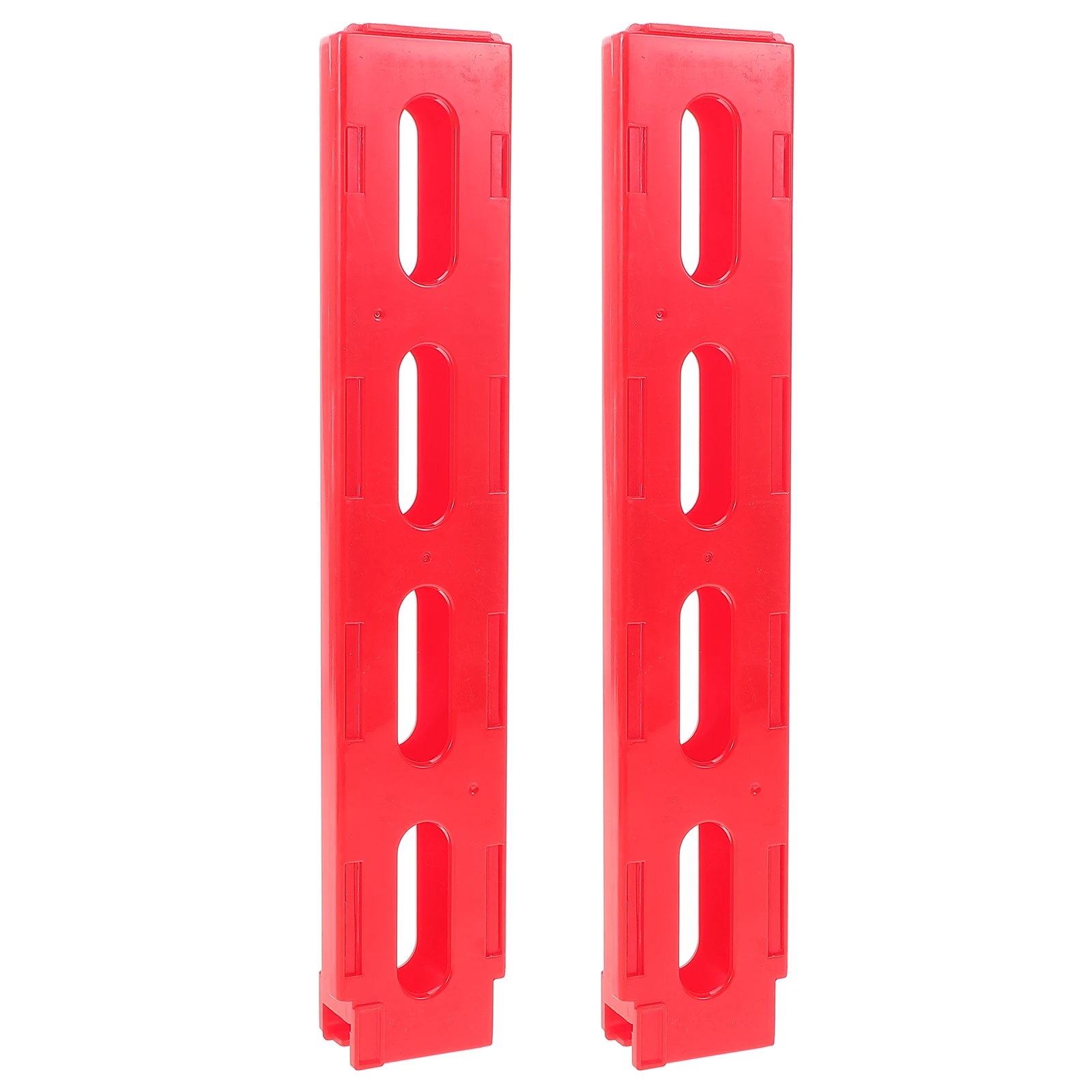 2 Pcs Domino Automatic Train Tables for Adults Extension Blocks Kids Grips Racks Clips Holders Toys