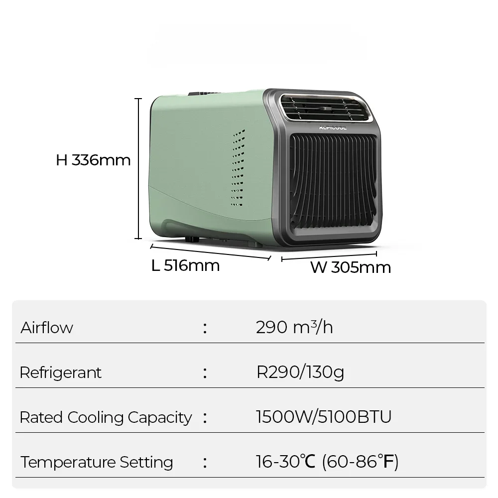 for AC 220V 110V Mini Portable Air Conditioner Mobile Rechargeable Compressor Small Home Air Conditioner