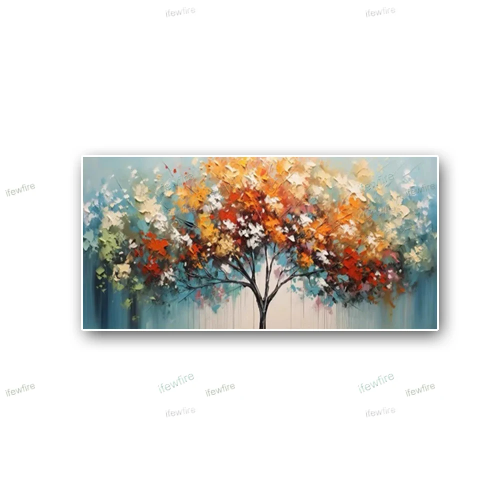 Hot Selling Hand-Painted Abstract Oil Painting On Canvas Colorful Wall Art Picture For Living Room Decor Poster Cuadros Porch