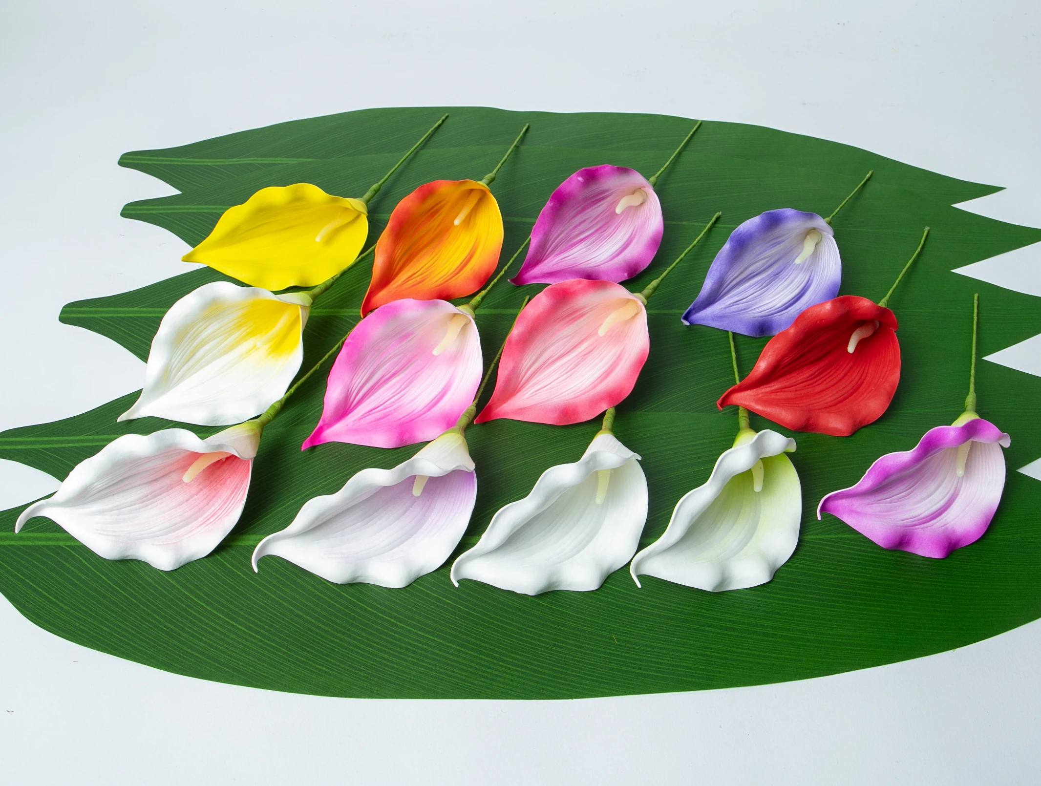 

13 Pcs Artificial Calla Lily Wedding Headpiece Hair Accessories Stylish Party Hair Stick with Bridal Calla Lily Hair Pins