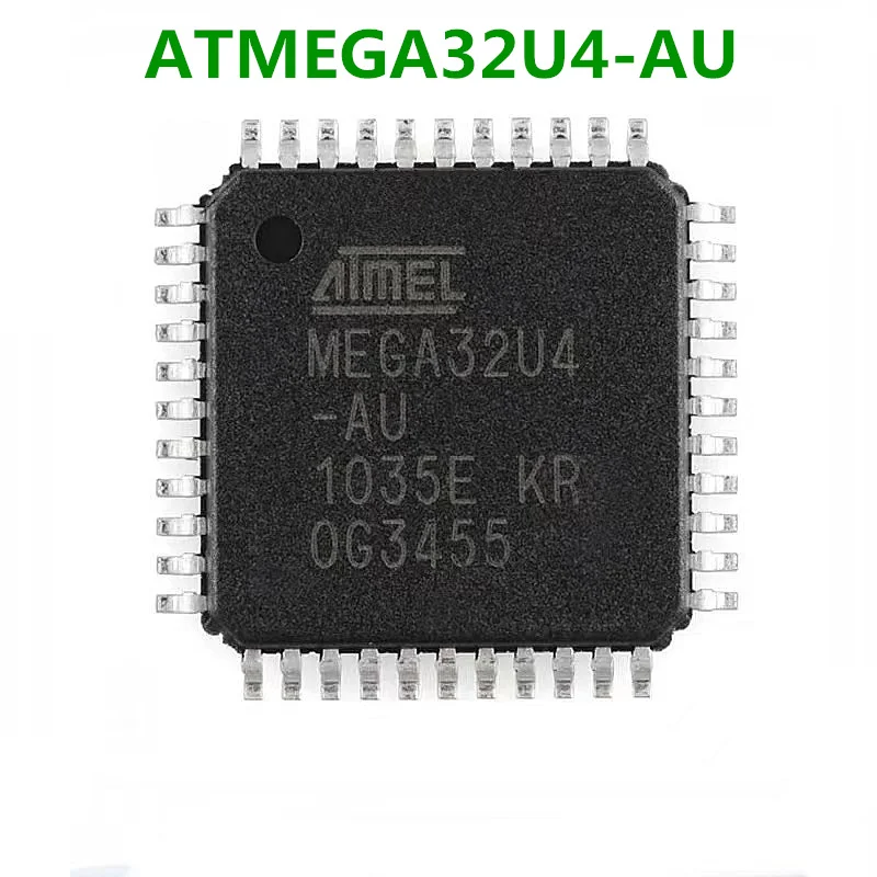 

ATMEGA32U4-AU Chip, 8-bit Microcontroller, AVR, 16K Flash, USB, TQFP-44, 100% New