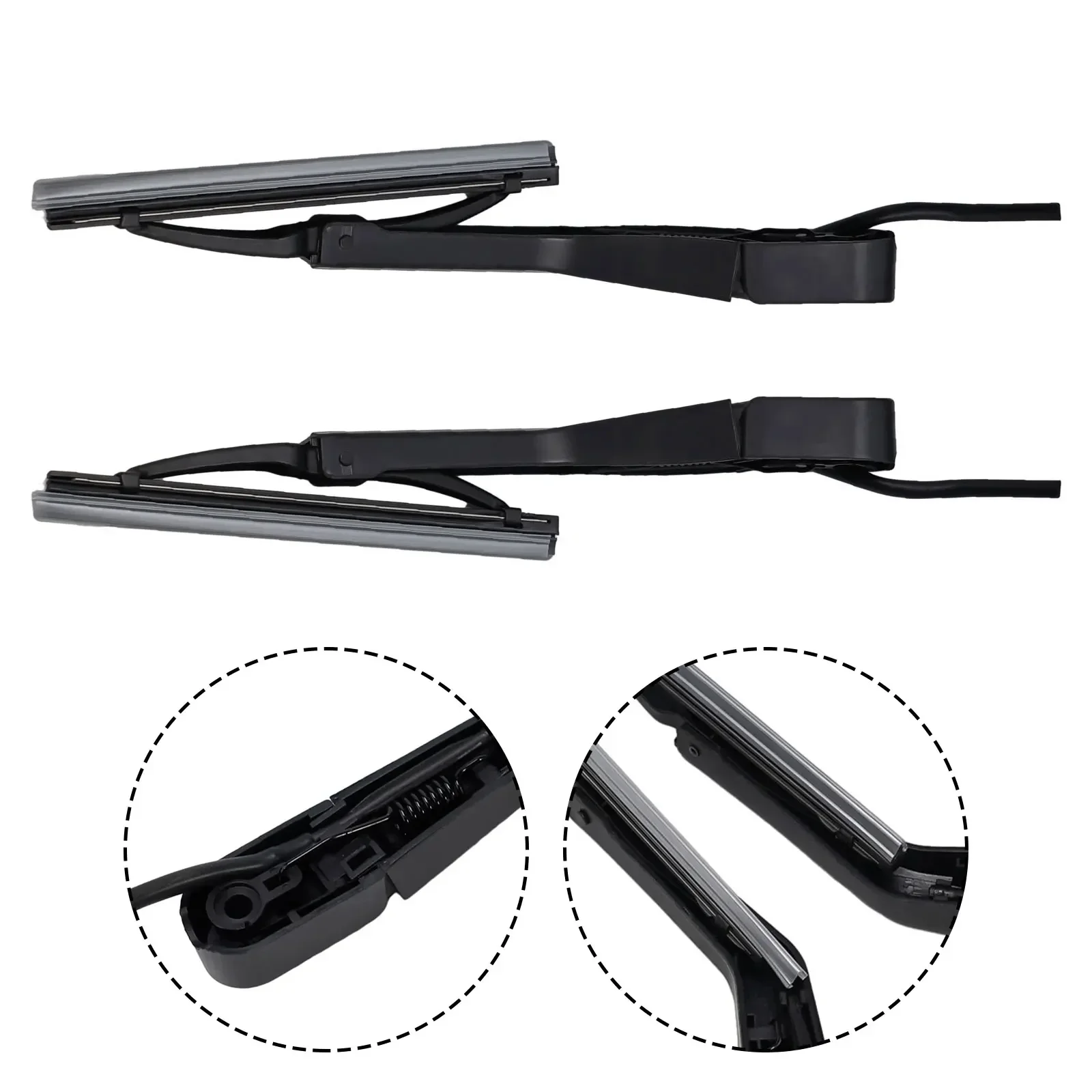 2pcs Headlight Wiper Arms A1268204544 A1268204644 Headlight  Windshield Wiper For W126 Wipers Parts Accessorie