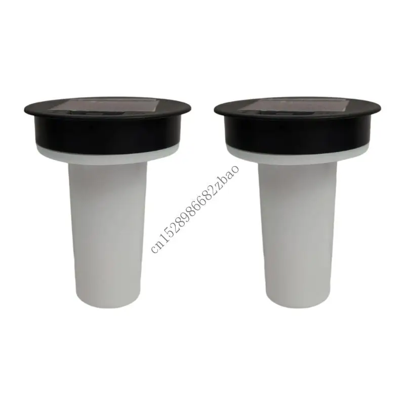

H7EA 2Pcs Solar Light Replacement Top Waterproof Simulation Flame LED Solar Light LED Garden Lamp Outdoor Patio Lighting