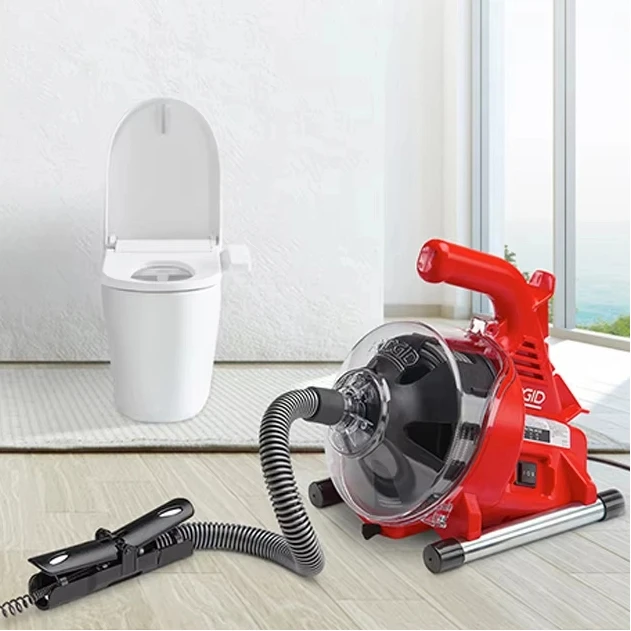 R7 220V toilette drague égout ménage électrique tuyau faisant la Machine sol Drain bloqueé outil de nettoyage