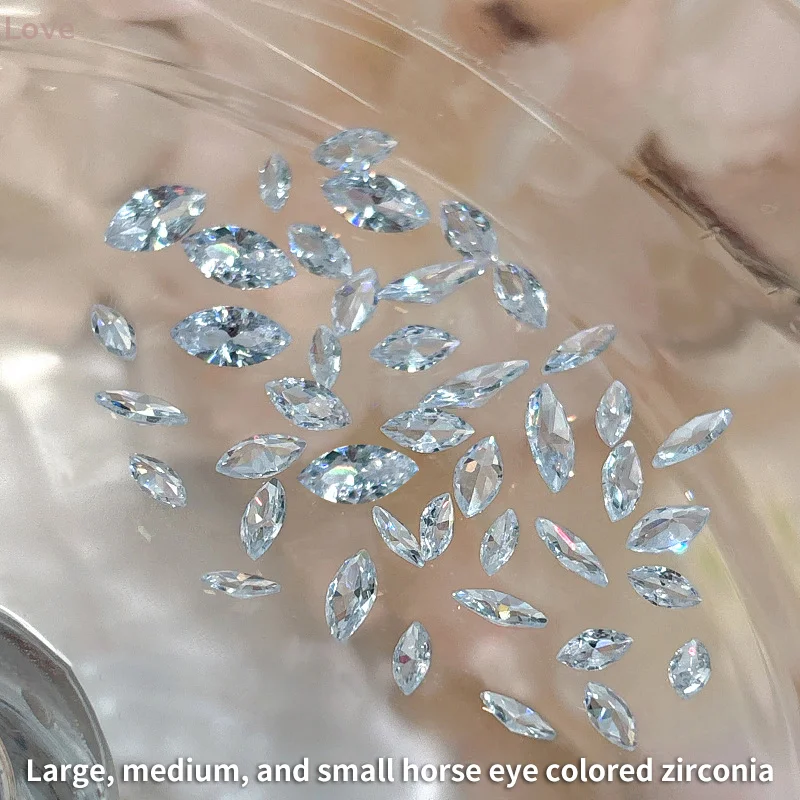 [L & P] 20 قطعة الزركون مسمار مبهرج الديكور تحميل مجسمة مسمار الملحقات مسمار اللوحة صالون الأظافر مسمار الفنانين