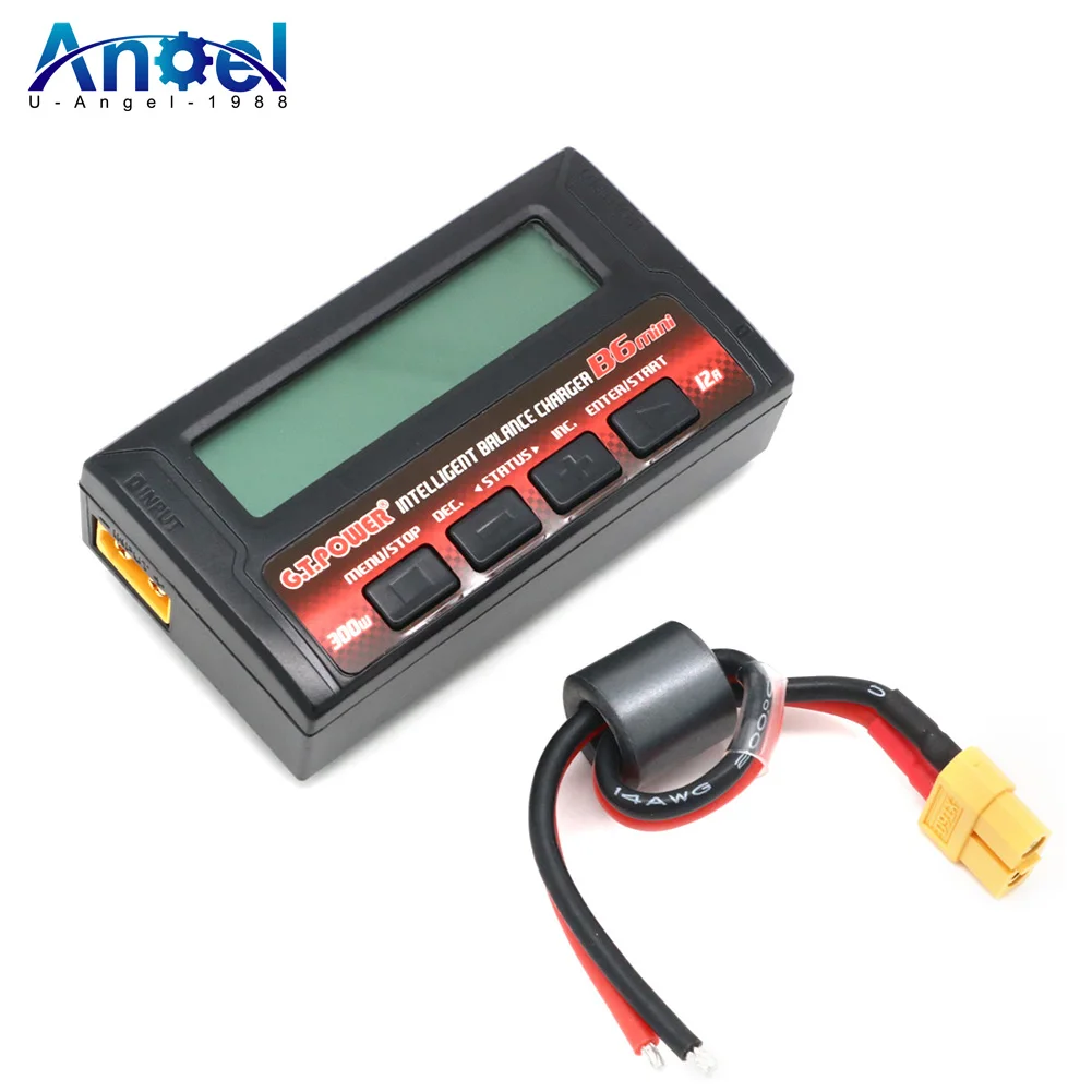 

GT.POWER IMAX B6 MINI Balance Charger Discharger 300W 12A For RC Helicopter Re-peak NiMH NiCD LiHV NiCd PB Li-ion Battery Charge
