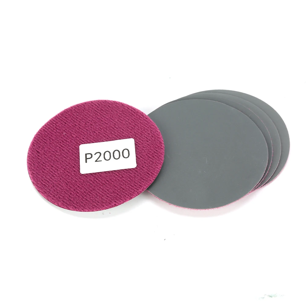 Ferramentas abrasivas impermeáveis para moedor, Sandpapers Set, discos polidos, hastes de limpeza, 1500, 2000, 2500, 4000, 20Pcs, 75mm