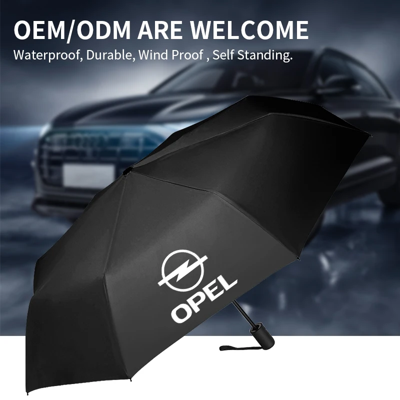 Car Interior Accessories Car folding umbrella Portable automatic sunshade For Opel Astra H G J Insignia Mokka Zafira Corsa