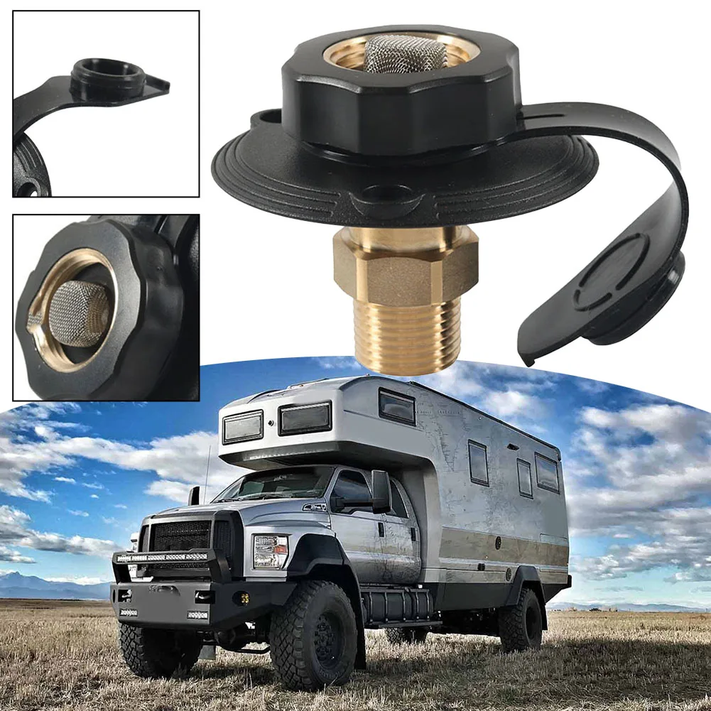Adventure Ready For Camping Brass Water Valve Brass Pipe Threads Brass Pipe Threads Drinking Water Safe Long-lasting Use