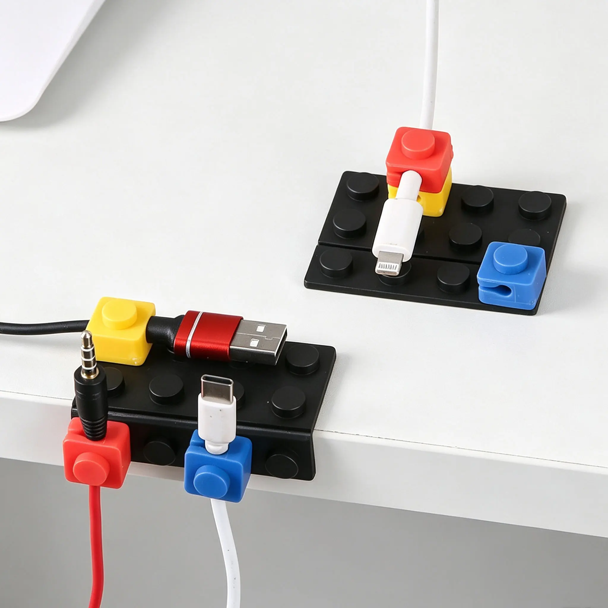Modular DIY Design of Building Block Organizer and Desktop Organizer, Suitable for Desktop/home Use