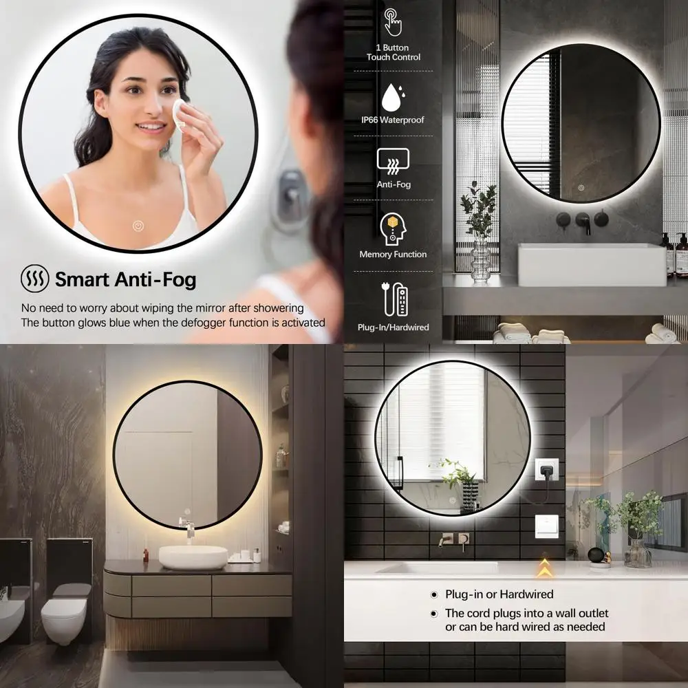 Round Led Backlit B…