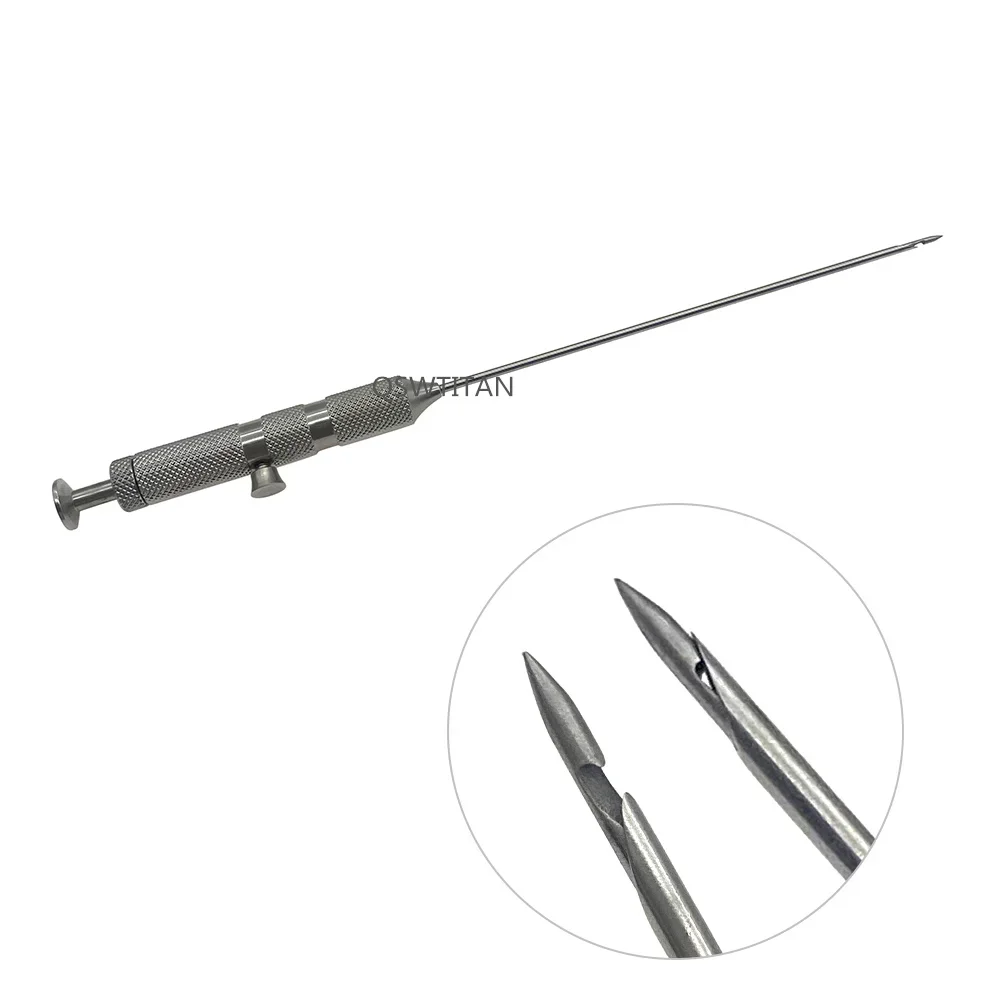 Automatic Thread Piercing Hook Needle for Cosmetic Plastic Surgery Laparoscopic Instruments Puncture Suture Needle