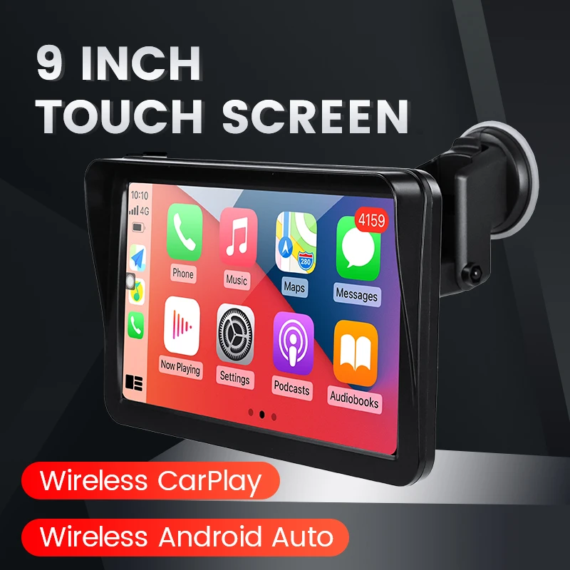 

2023 New 9-inch Universal Car Intelligent Multimedia Support Wireless Carplay Reverse Camera IPS Screen