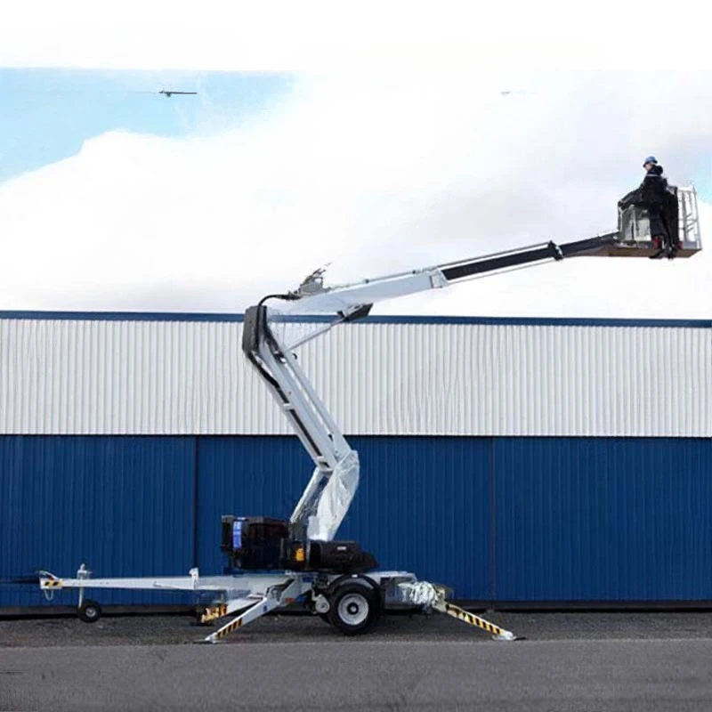 Multi-directional aerial engineering maintenance platform work truck 12-20 meters trailer lift folding arm lift table