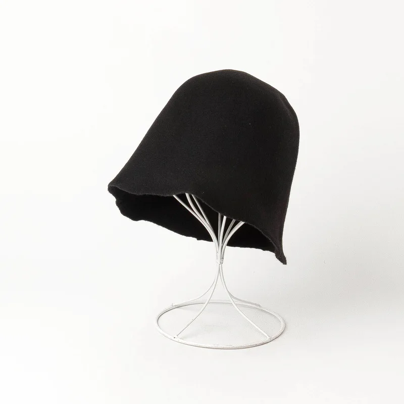 Autumn Winter New Fashion Casual Simple Foldable Woolen Fisherman Hat Fedora Self-Closing Hat Felt Beggar Hat