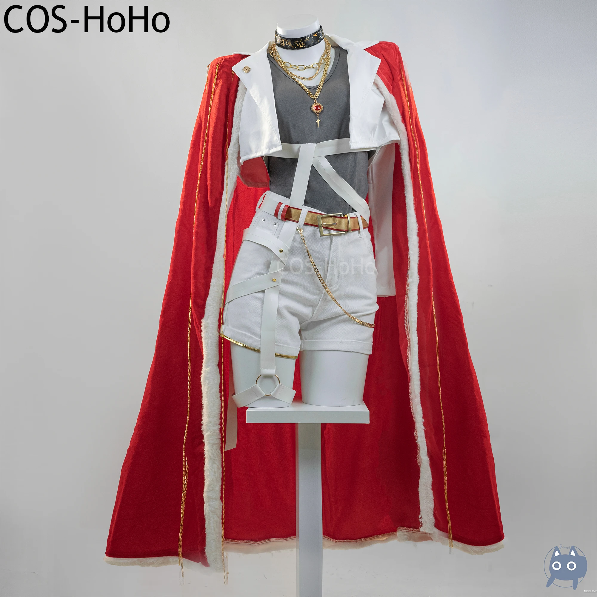 COS-HoHo Arknights Texas AMBIENCE SYNESTHESIA Game Suit Gorgeous Uniform Cosplay Costume Halloween Party Role Play Outfit Women