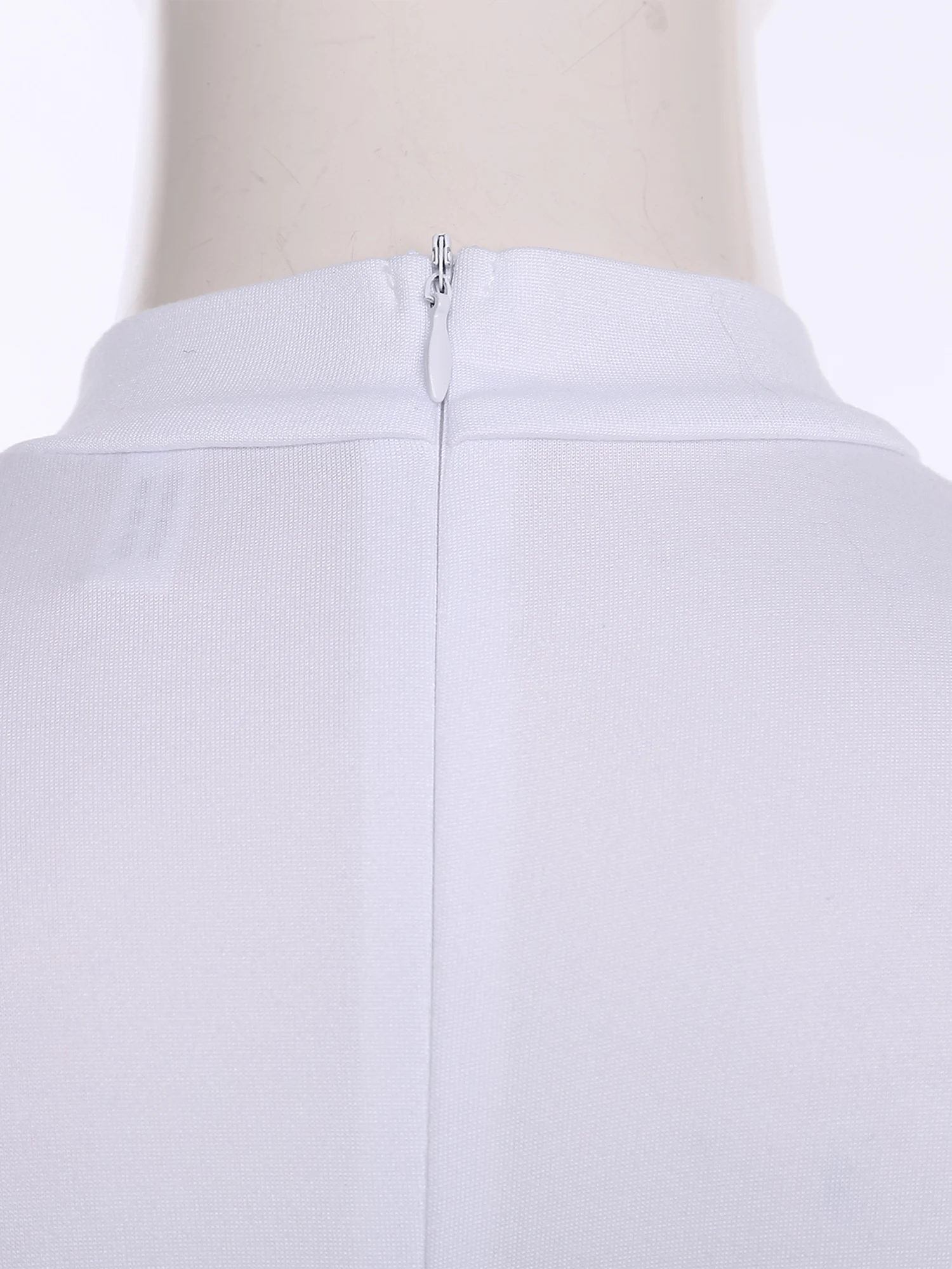 Vrouwen moderne dansvoorstelling kostuum aanbidding lof kerk rompertjes pailletten gegolfde mesh trim wijde pijpen broek eendelige jumpsuit