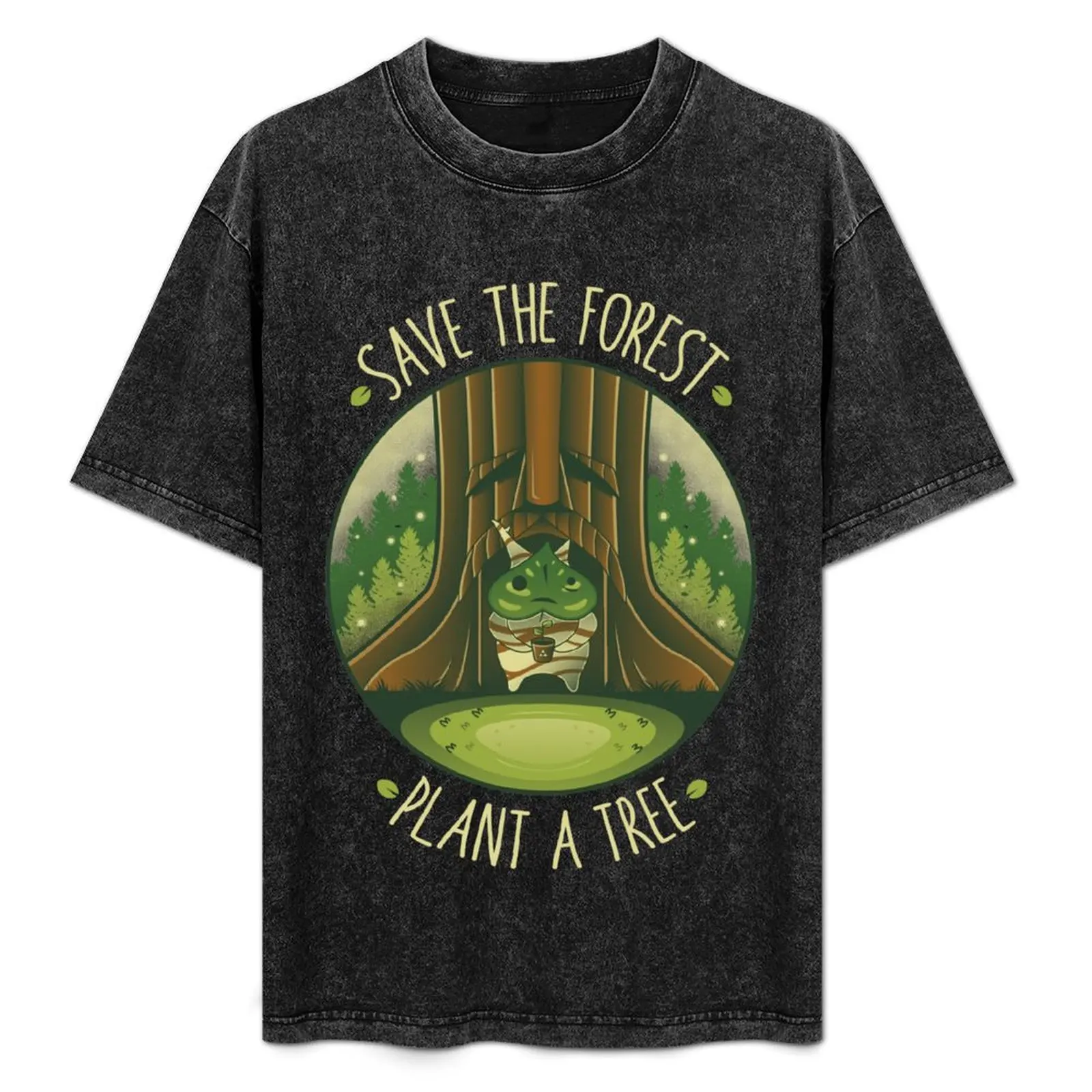 

Save the Forest - Plant a Tree T-Shirt Fashion Print Casual Short Sleeve