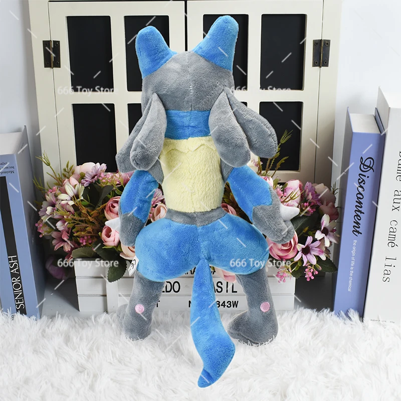 TAKARA TOMY-Boneca de pelúcia Pokémon Brilhante Lucario, brinquedo fofo, presente para crianças, 12 ", 16-30cm, 5 estilos